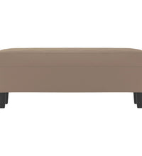 Sitzbank Taupe 100x35x41 cm Mikrofasergewebe