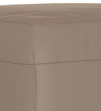 Sitzbank Taupe 100x35x41 cm Mikrofasergewebe