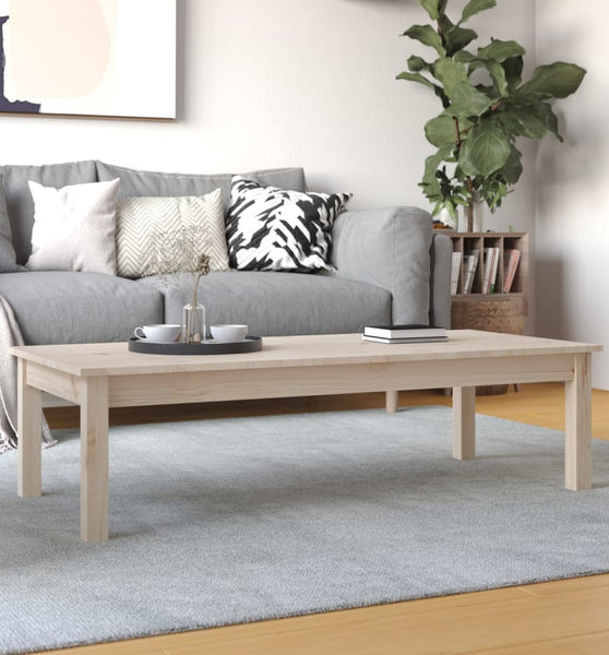 Couchtisch 110x50x30 cm Massivholz Kiefer