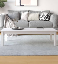 Couchtisch Weiß 110x50x30 cm Massivholz Kiefer
