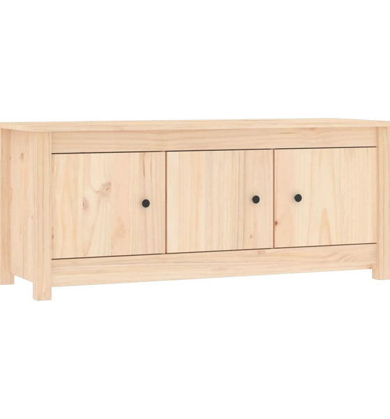 Schuhschrank 110x38x45,5 cm Massivholz Kiefer