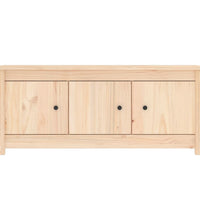 Schuhschrank 110x38x45,5 cm Massivholz Kiefer