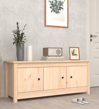 Schuhschrank 110x38x45,5 cm Massivholz Kiefer