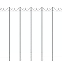 6-tlg. Paravent Weiß 240x200 cm Stoff