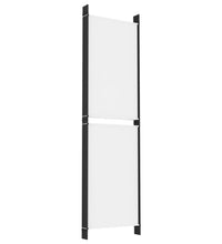 6-tlg. Paravent Weiß 300x180 cm Stoff