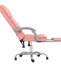 Bürostuhl mit Massagefunktion Rosa Kunstleder