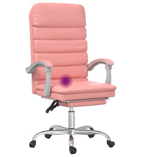 Bürostuhl mit Massagefunktion Rosa Kunstleder