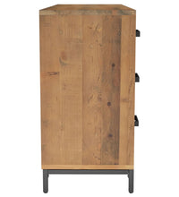 Sideboard Braun 110x35x70 cm Massivholz Kiefer