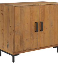 Sideboard Braun 75x35x70 cm Massivholz Kiefer