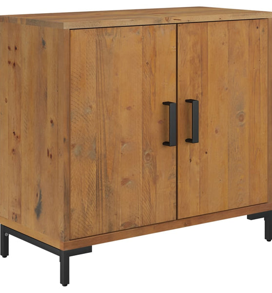 Sideboard Braun 75x35x70 cm Massivholz Kiefer