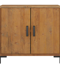 Sideboard Braun 75x35x70 cm Massivholz Kiefer