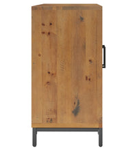 Sideboard Braun 75x35x70 cm Massivholz Kiefer