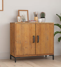 Sideboard Braun 75x35x70 cm Massivholz Kiefer