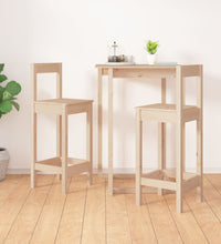 Barstühle 2 Stk. 40x41,5x112 cm Massivholz Kiefer