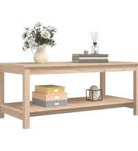 Couchtisch 110x55x45 cm Massivholz Kiefer