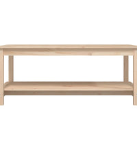 Couchtisch 110x55x45 cm Massivholz Kiefer