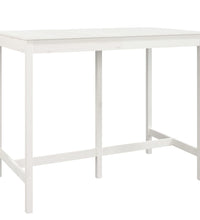 7-tlg. Bar-Set Weiß Massivholz Kiefer