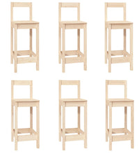 7-tlg. Bar-Set Massivholz Kiefer