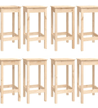 9-tlg. Bar-Set Massivholz Kiefer