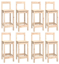 9-tlg. Bar-Set Massivholz Kiefer