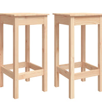 3-tlg. Bar-Set Massivholz Kiefer