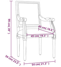 Sessel Dunkelgrau 54x59x99 cm Stoff