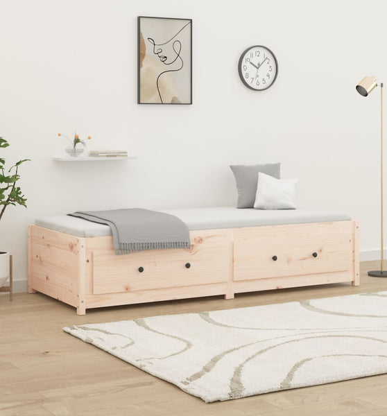 Tagesbett ohne Matratze 90x200 cm Massivholz Kiefer