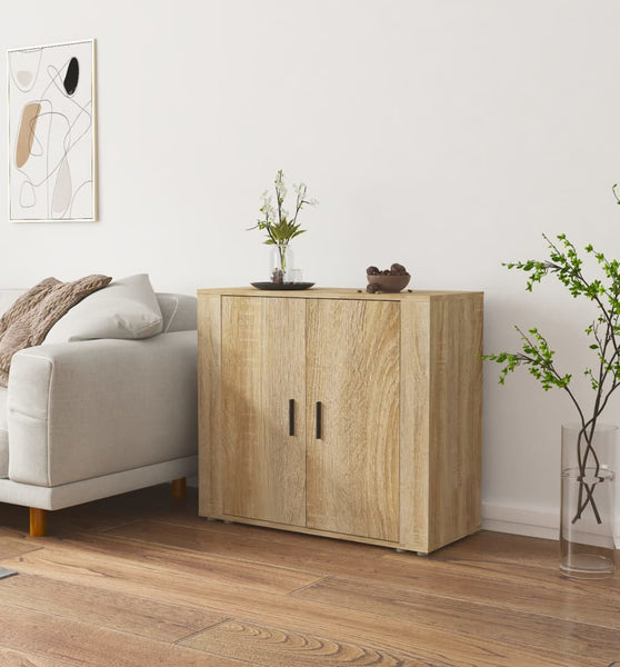 Sideboard Sonoma-Eiche 80x33x70 cm Holzwerkstoff