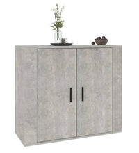 Sideboard Betongrau 80x33x70 cm Holzwerkstoff