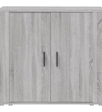 Sideboard Grau Sonoma 80x33x70 cm Holzwerkstoff