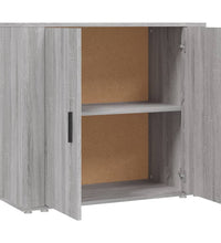 Sideboard Grau Sonoma 80x33x70 cm Holzwerkstoff