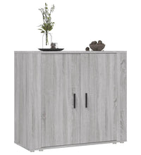 Sideboard Grau Sonoma 80x33x70 cm Holzwerkstoff