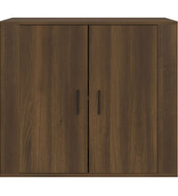 Sideboard Braun Eichen-Optik 80x33x70 cm Holzwerkstoff