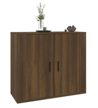 Sideboard Braun Eichen-Optik 80x33x70 cm Holzwerkstoff