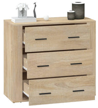 Sideboard Sonoma-Eiche 80x33x70 cm Holzwerkstoff