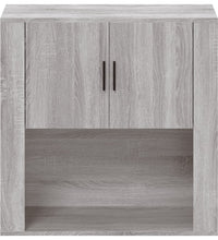 Wandschrank Grau Sonoma 80x33x80 cm Holzwerkstoff