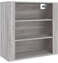 Wandschrank Grau Sonoma 80x33x80 cm Holzwerkstoff