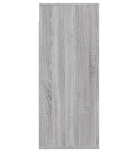 Wandschrank Grau Sonoma 80x33x80 cm Holzwerkstoff