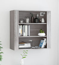 Wandschrank Grau Sonoma 80x33x80 cm Holzwerkstoff