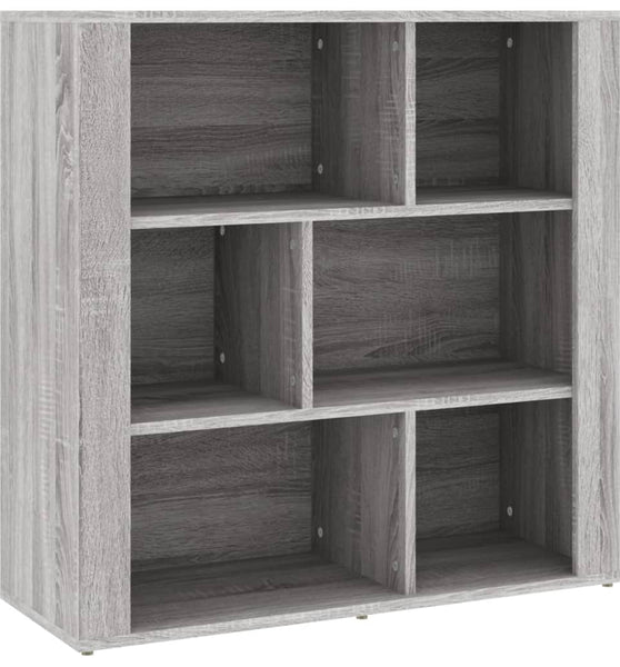 Sideboard Grau Sonoma 80x30x80 cm Holzwerkstoff