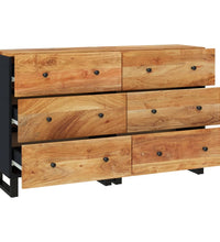 Sideboards 2 Stk. 60x33x75 cm Massivholz Akazie