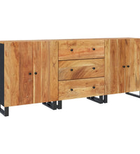 Sideboards 3 Stk. Massivholz Akazie