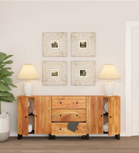 Sideboards 3 Stk. Massivholz Akazie