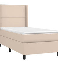 Boxspringbett mit Matratze & LED Cappuccino-Braun 80x200cm