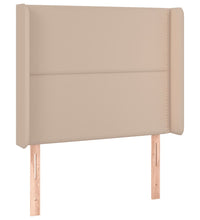 Boxspringbett mit Matratze & LED Cappuccino-Braun 80x200cm