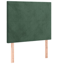 Bettgestell ohne Matratze Dunkelgrün 80x200 cm Samt