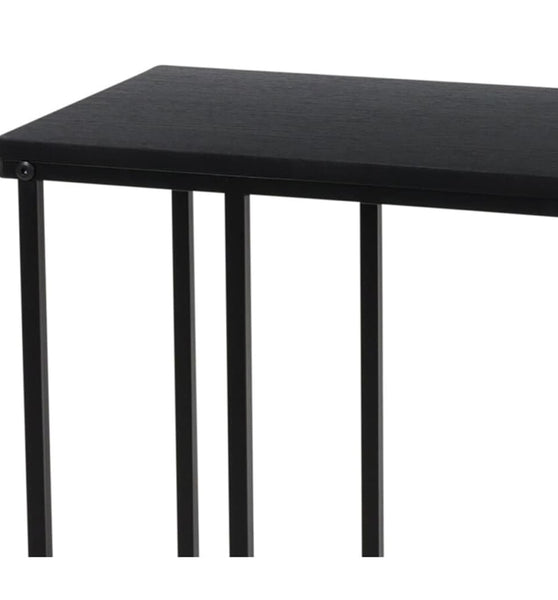 H&S Collection Beistelltisch mit MDF-Platte Schwarz