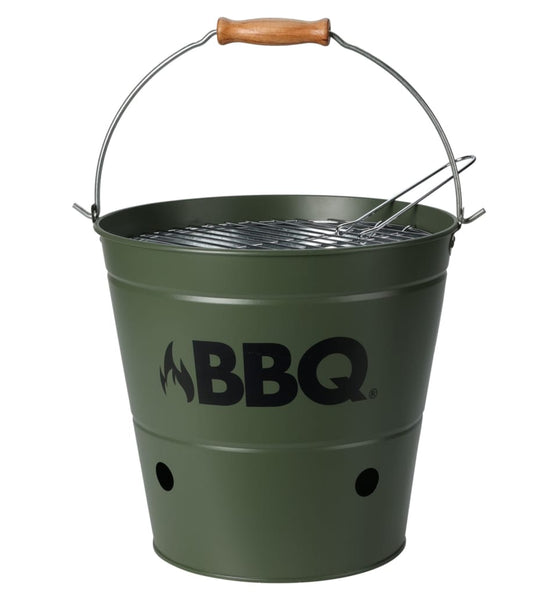 ProGarden Grilleimer BBQ 26 cm Olivgrün