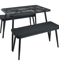 Gartenmöbel-Set Dunkelgrau