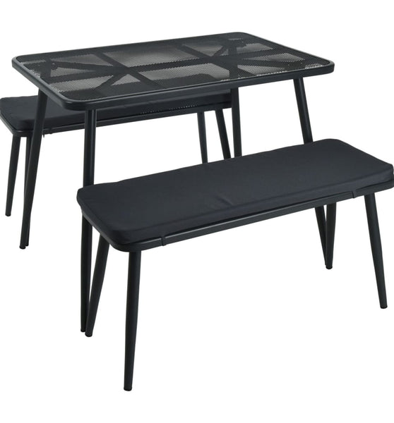 Gartenmöbel-Set Dunkelgrau